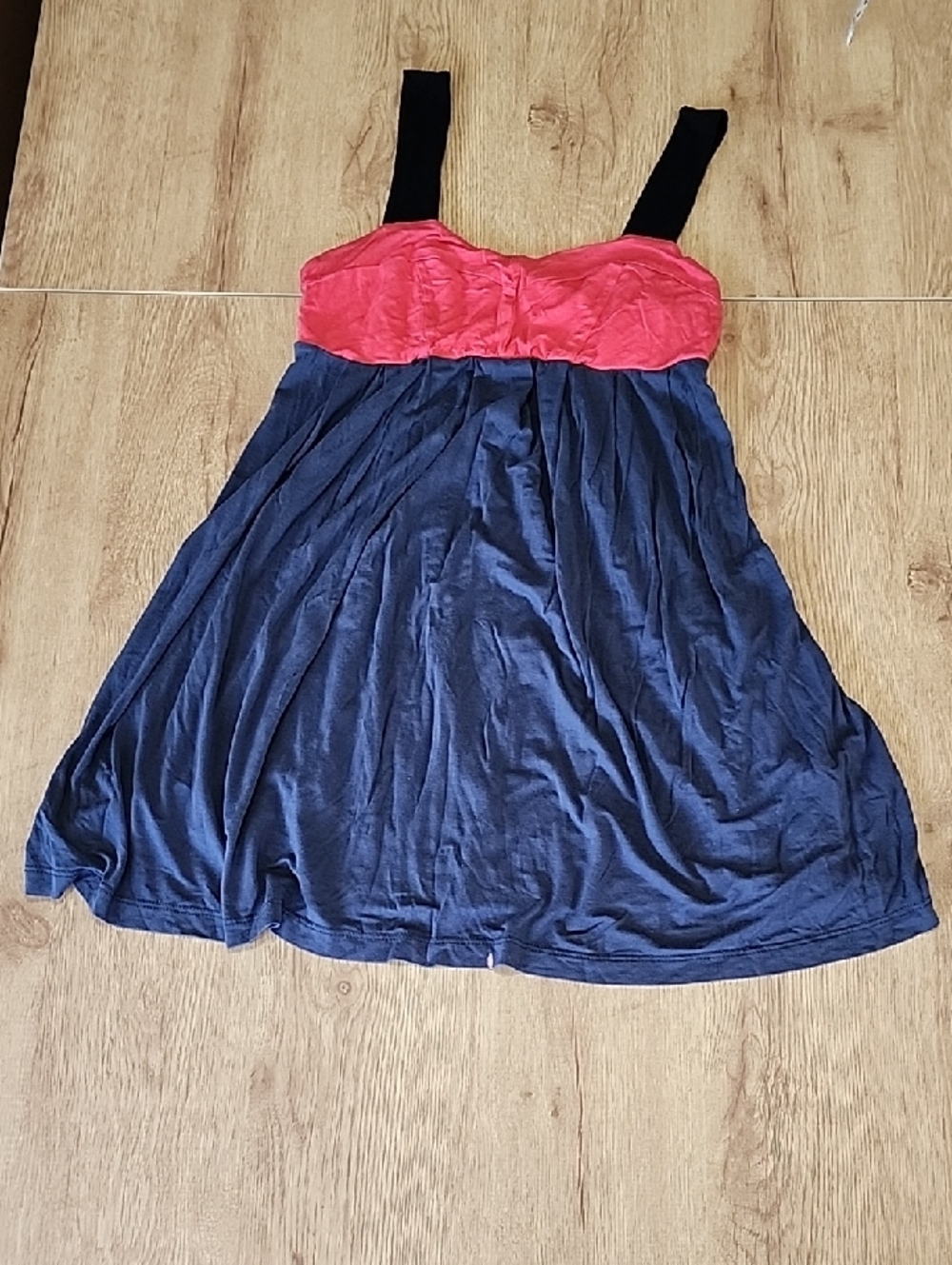 Forever 21 Pink Bust Navy Skirt Dress